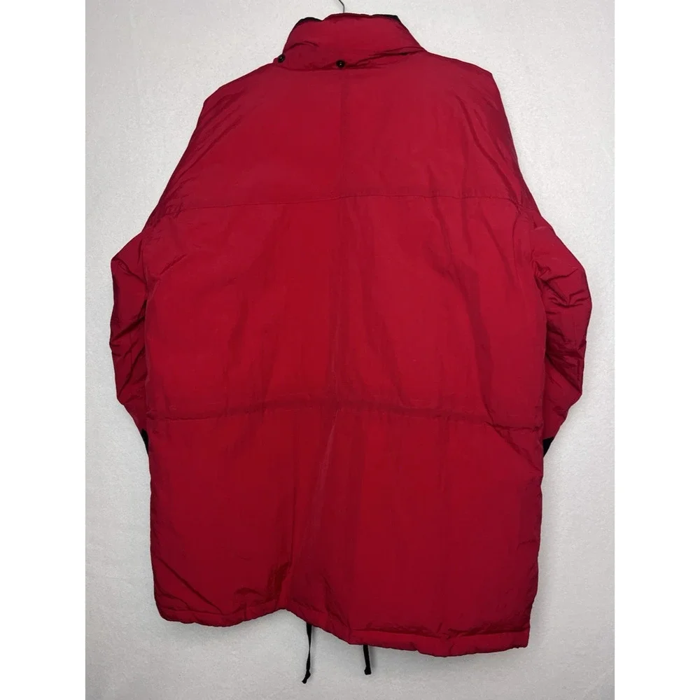 Marlboro Country Store Vintage Ski Puffer Jacket Red Size Medium Lady Rider Rose
